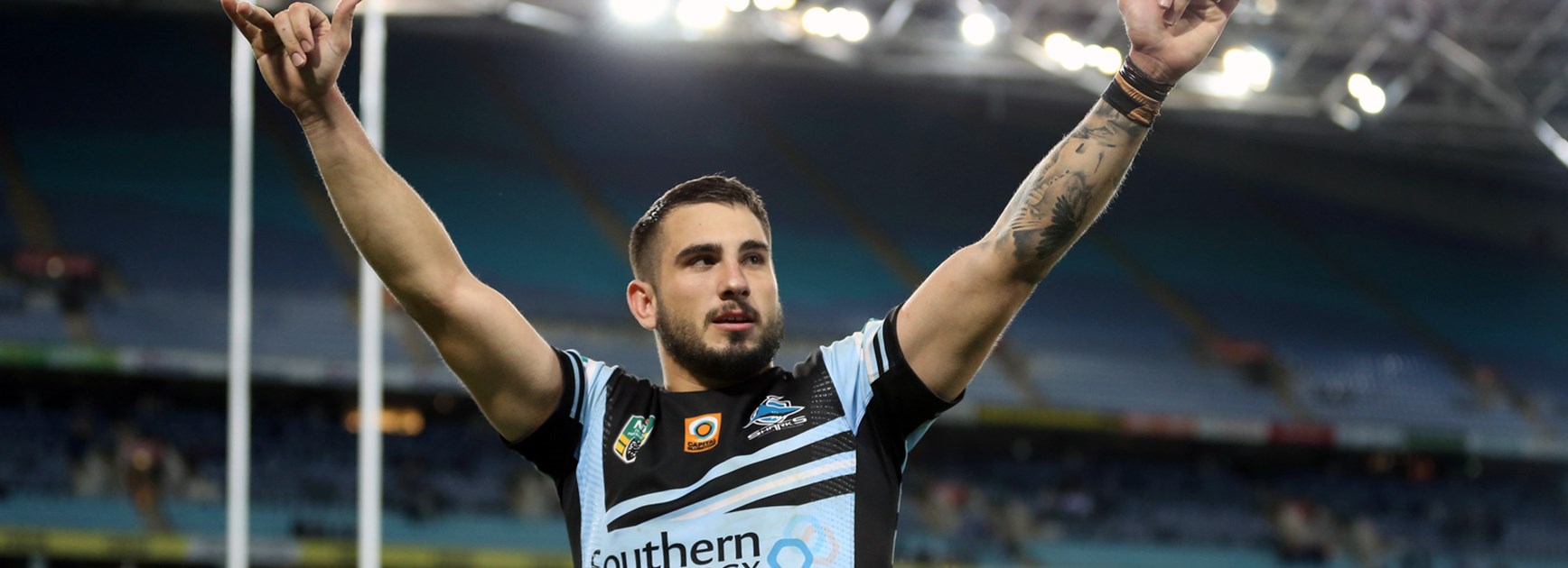 Sharks centre Jack Bird produced a strong showing against the Bulldogs in Round 13.