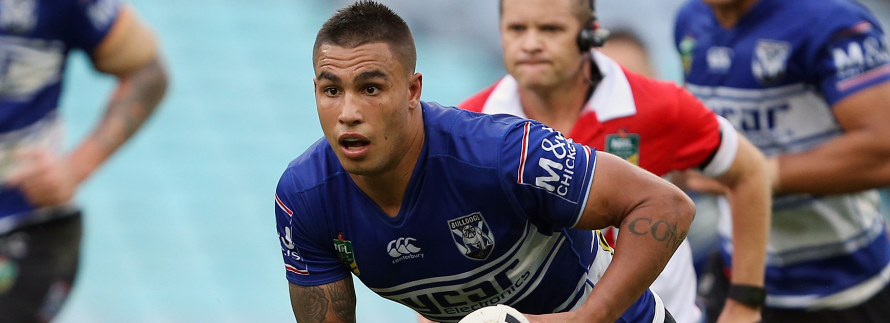 Bulldogs hooker Michael Lichaa was charged with a dangerous throw in Round 13.