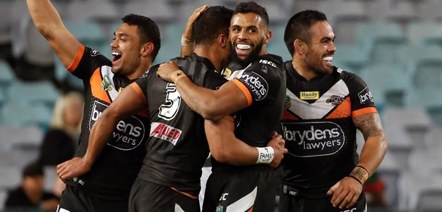 Entertaining Tigers upset Rabbitohs