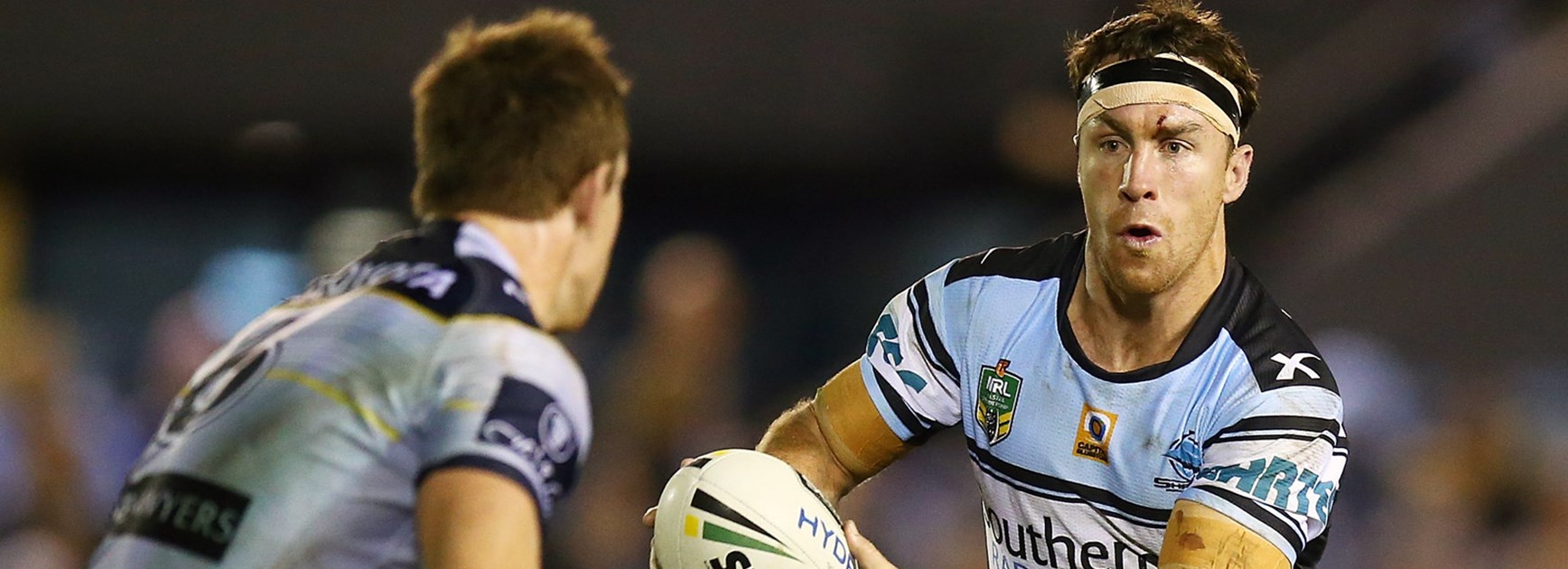 Sharks five-eighth James Maloney starred against the Cowboys in Round 14.