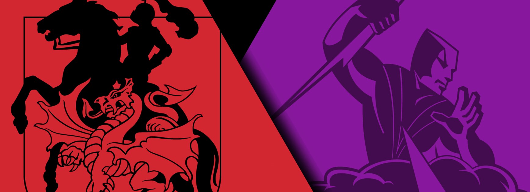 Who will win when the St George Illawarra Dragons face the Melbourne Storm?