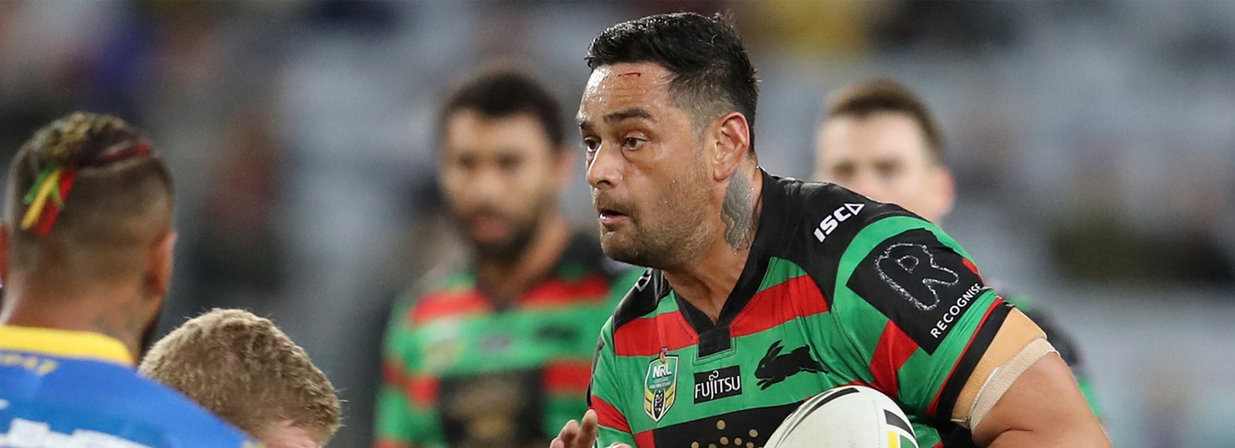 John Sutton returned for the Rabbitohs in their Round 15 clash with the Eels.