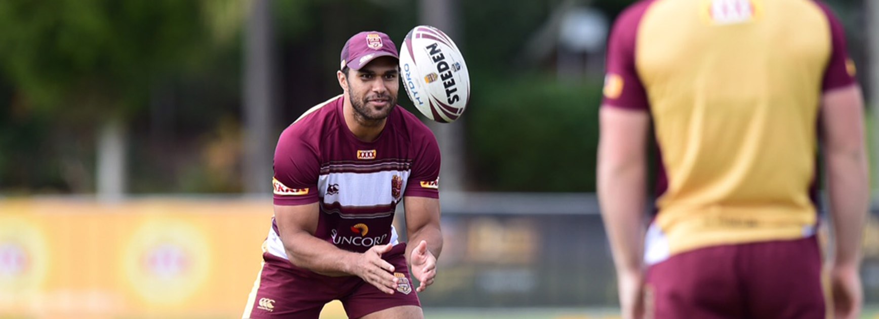 Justin O'Neill is more relaxed at training this week after playing an important role on his Origin debut.