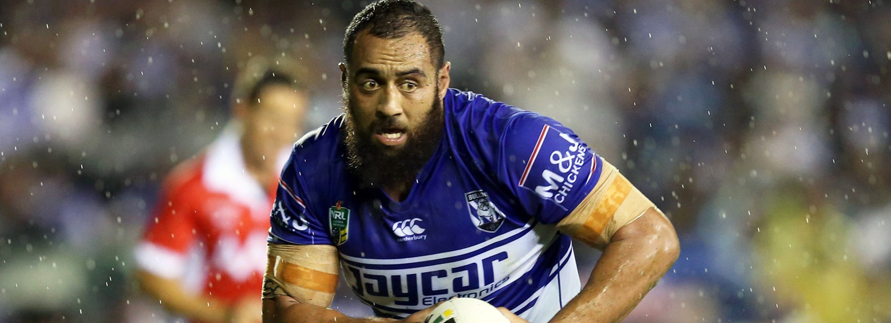 Bulldogs prop Sam Kasiano looks forward to facing Corey Parker in Round 16.