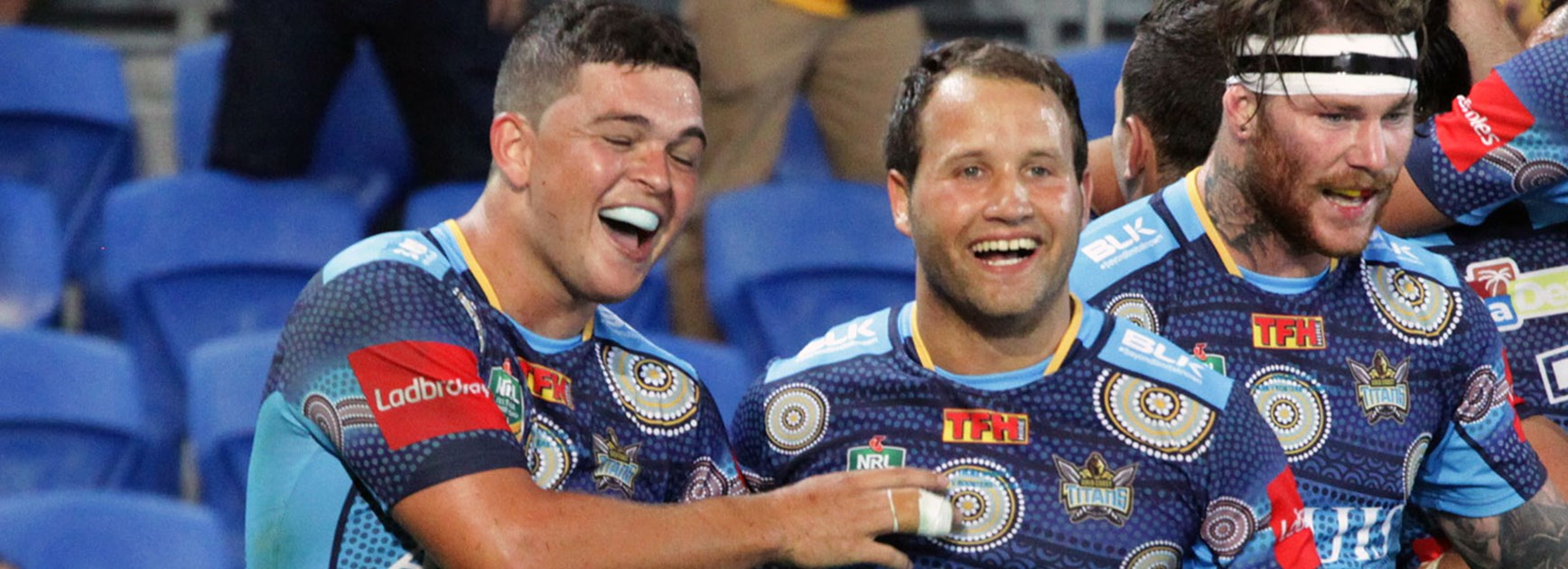 The partnership between Titans halves Ash Taylor and Tyrone Roberts is beginning to flourish.