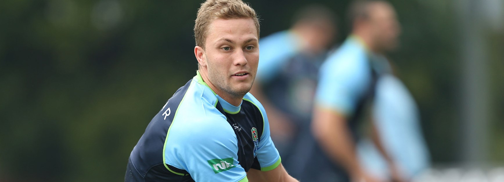 NSW fullback Matt Moylan in training in the lead up to Game One of the 2016 series.