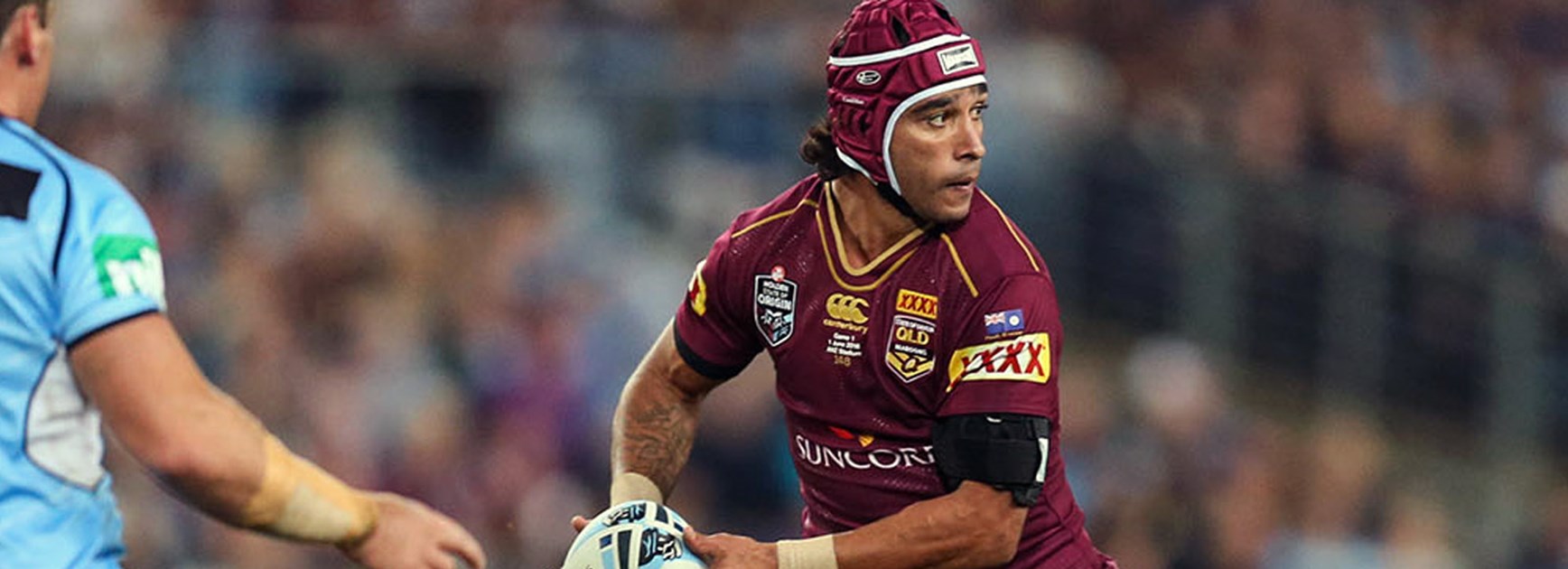 Johnathan Thurston during the opening match of the 2016 Origin series.