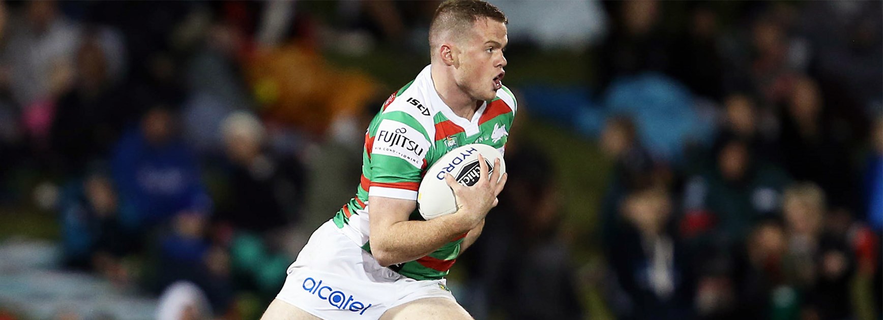 English winger Joe Burgess made his Rabbitohs debut in Round 16 against Penrith.