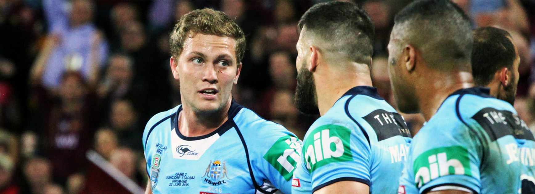 Matt Moylan has been bounced out and back in to the NSW camp this week.
