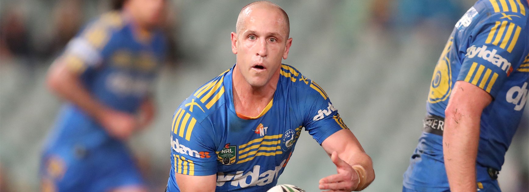 Jeff Robson made his return for the Eels on Friday night.