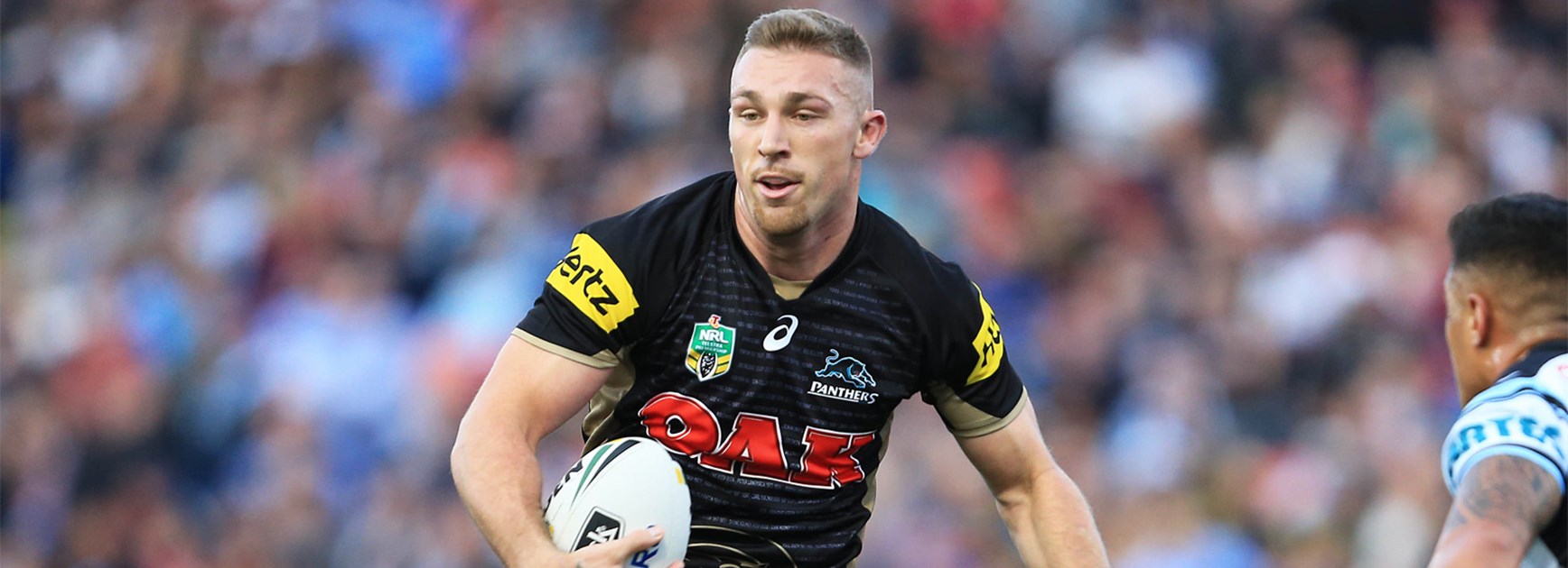 Bryce Cartwright in action against the Sharks on Sunday.