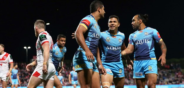 Titans leapfrog Dragons following dominant win