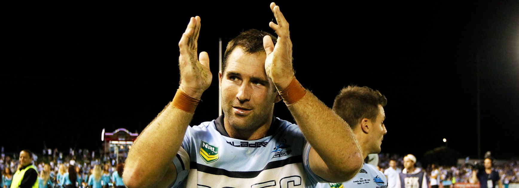 Ben Ross during his time with the Cronulla Sharks in 2013.q