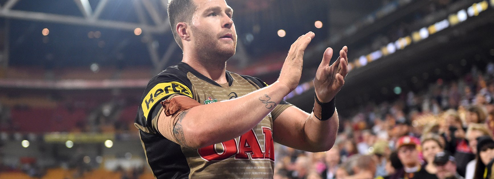 Trent Merrin ran for over 200 metres and scored a try to seal a great 150th NRL game.