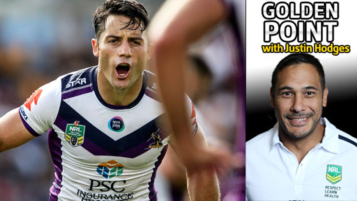 Justin Hodges believes Cooper Cronk will be Melbourne's key man on the run home.