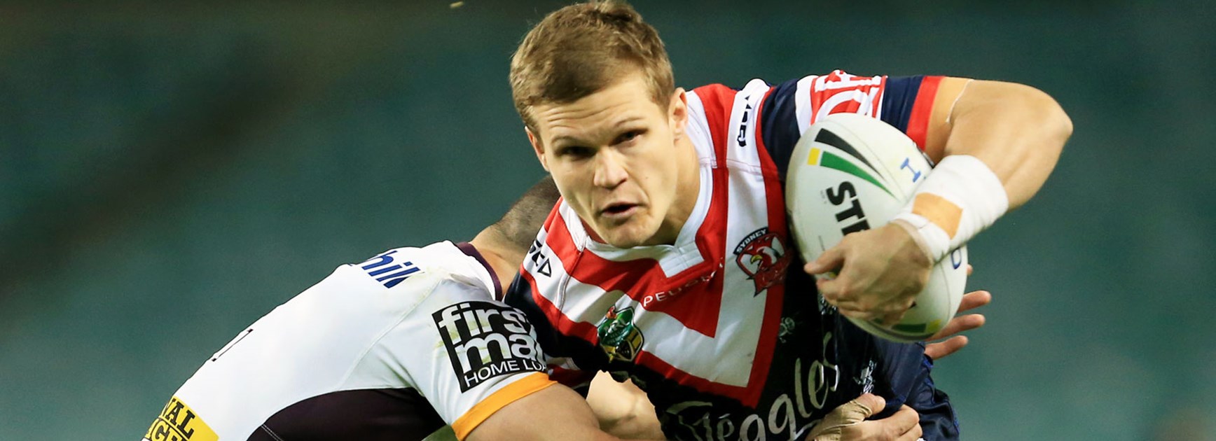 Roosters centre Dale Copley got the better of his former Broncos teammates on Thursday night.
