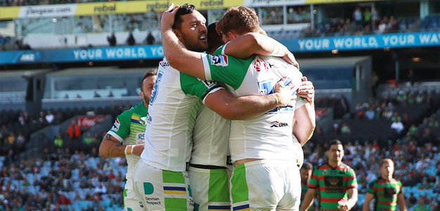 Raiders run riot against ragged Rabbitohs