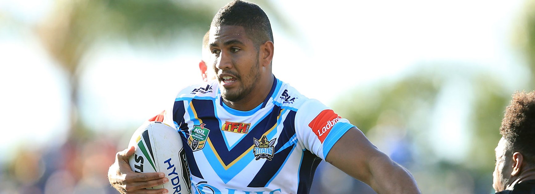 Nene Macdonald against the Tigers in Round 23.