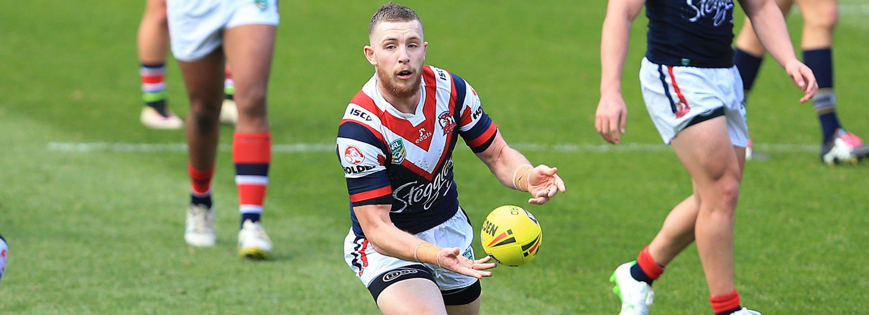Roosters NYC playmaker Jackson Hastings booted seven goals against the Cowboys in Round 23.