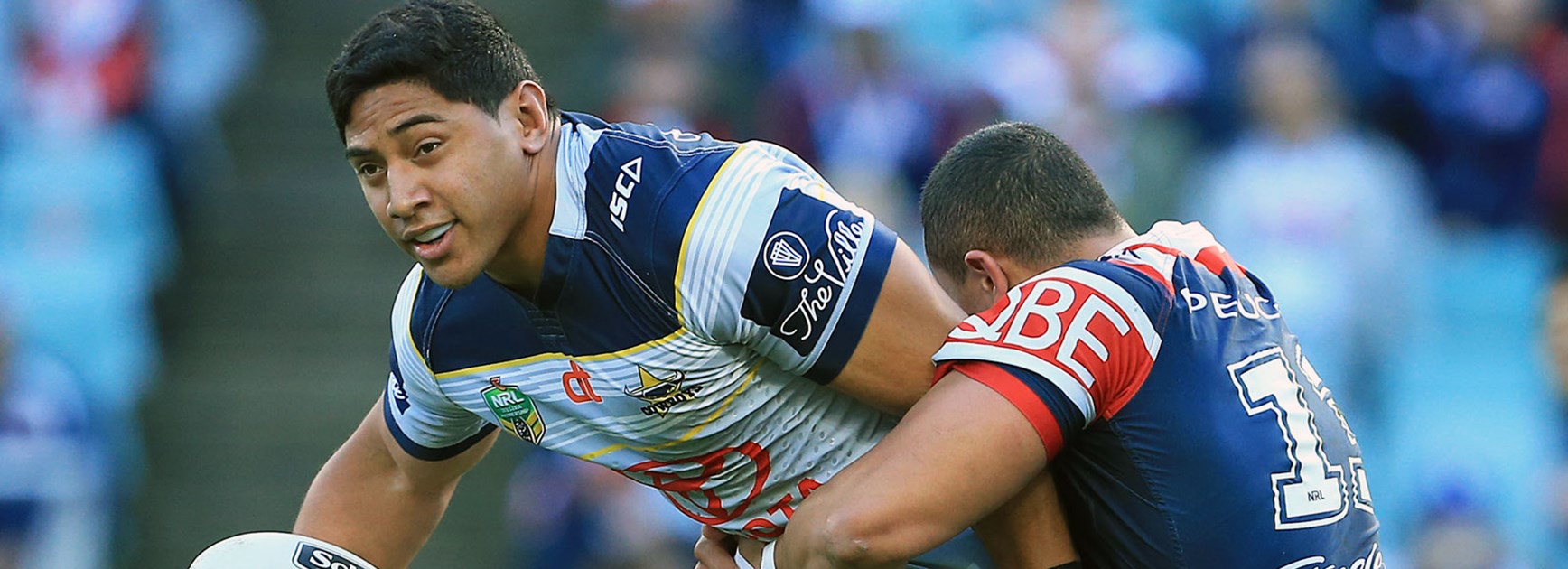Cowboys lock Jason Taumalolo against the Roosters in Round 23.