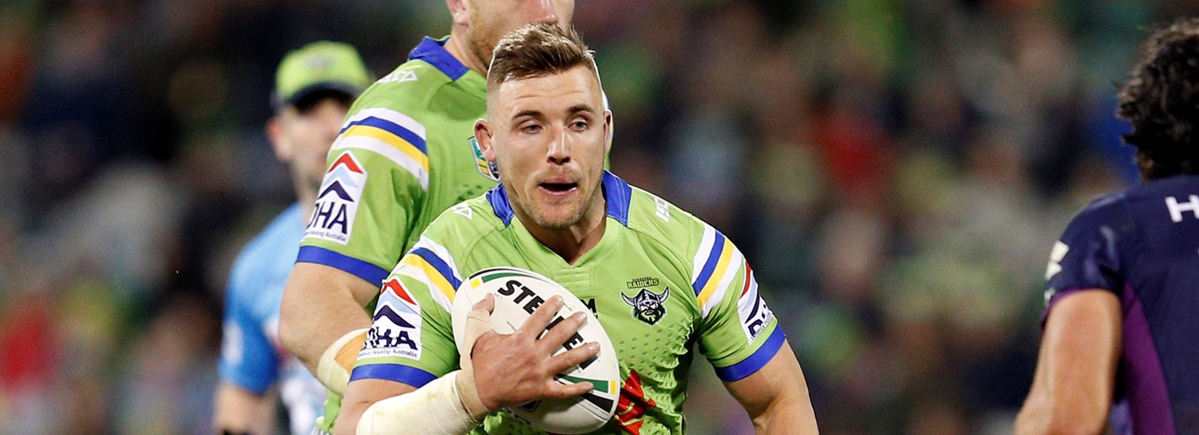Canberra forward Clay Priest has re-signed with the Raiders.