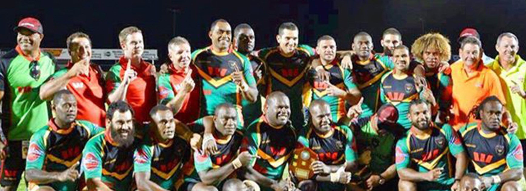 Vanuatu players.
