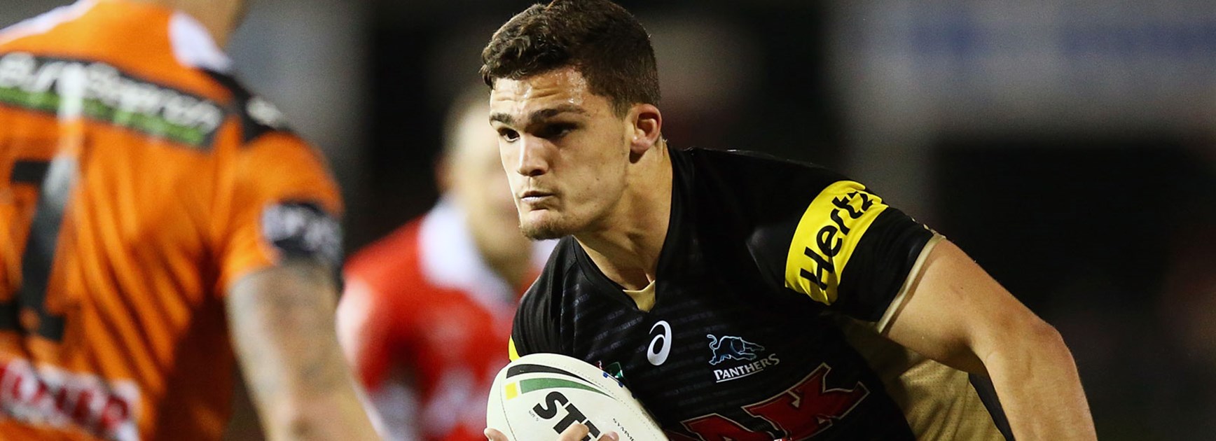 Panthers halfback Nathan Cleary against Wests Tigers in Round 24.