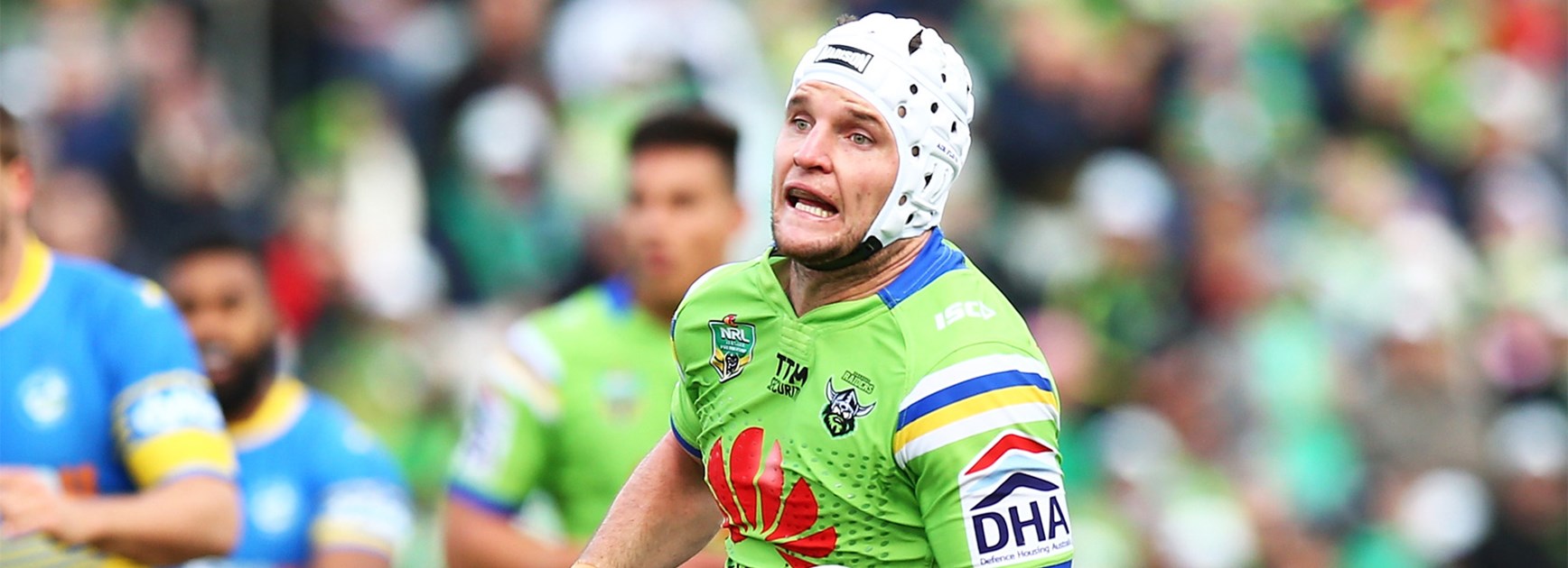 Jarrod Croker was superb for the Raiders against Parramatta on Sunday.