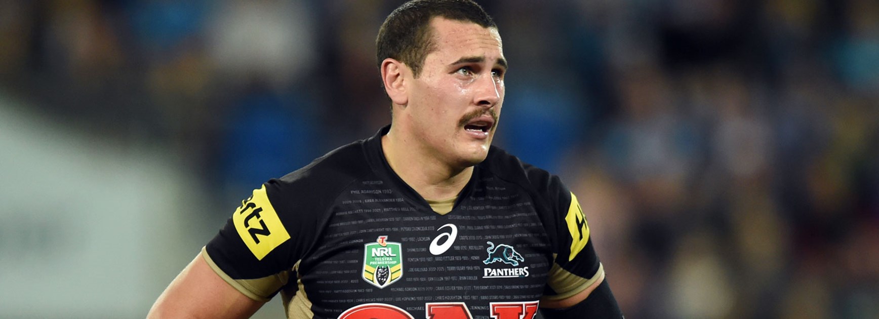Panthers prop Reagan Campbell-Gillard was injured against the Titans.