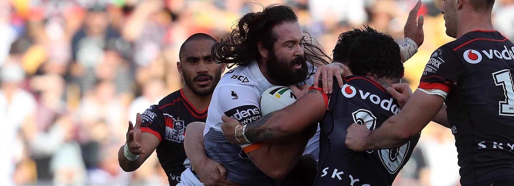 Aaron Woods had a massive game against the Warriors.