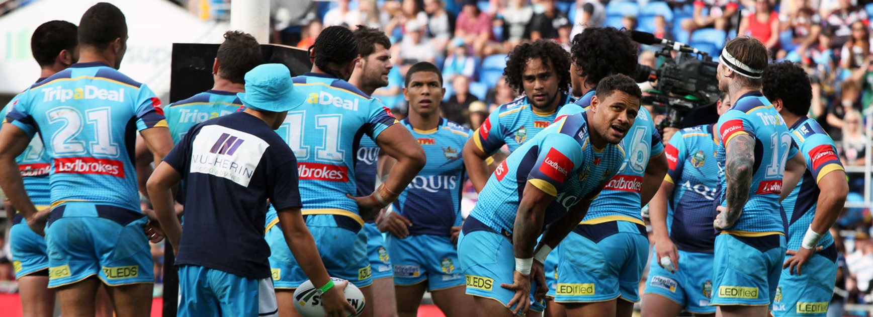 The Titans face a huge challenge against the Cowboys in Townsville in Round 26.
