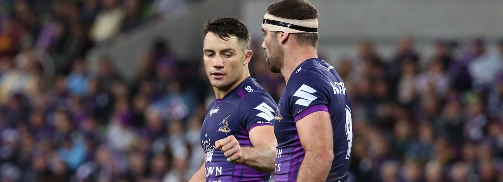 Storm halfback Cooper Cronk will make his 300th NRL appearance in his side's home preliminary final.