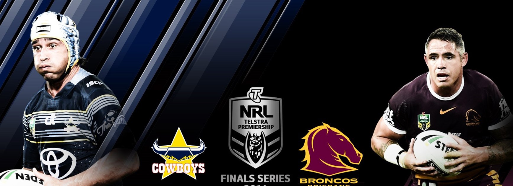 North Queensland Cowboys and Brisbane Broncos go head-to-head in an NRL semi-final in Townsville.