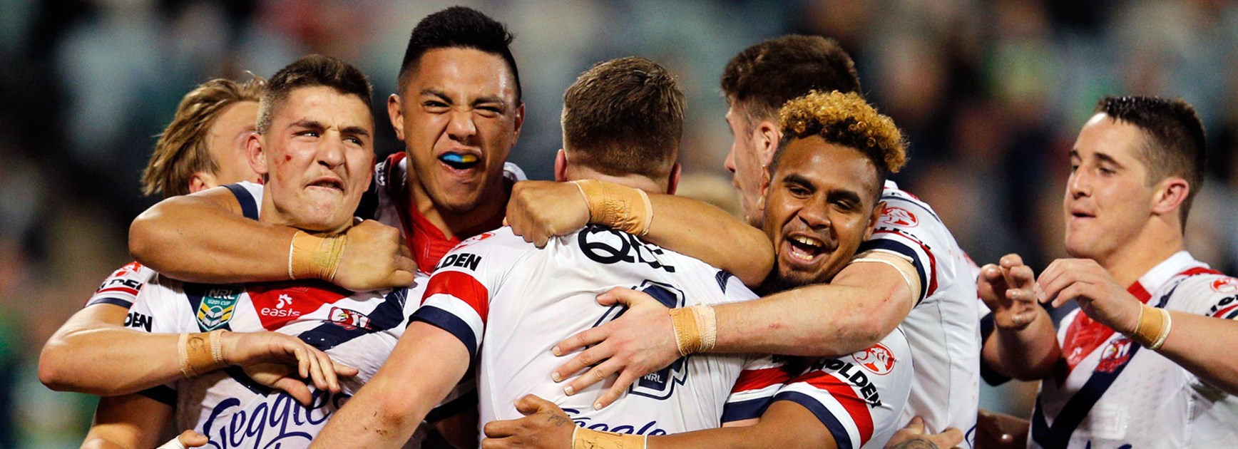 The NYC Roosters booked a preliminary finals berth with a win over the Sharks in Canberra.