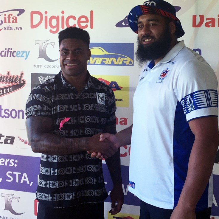 Team lists: Samoa v Fiji