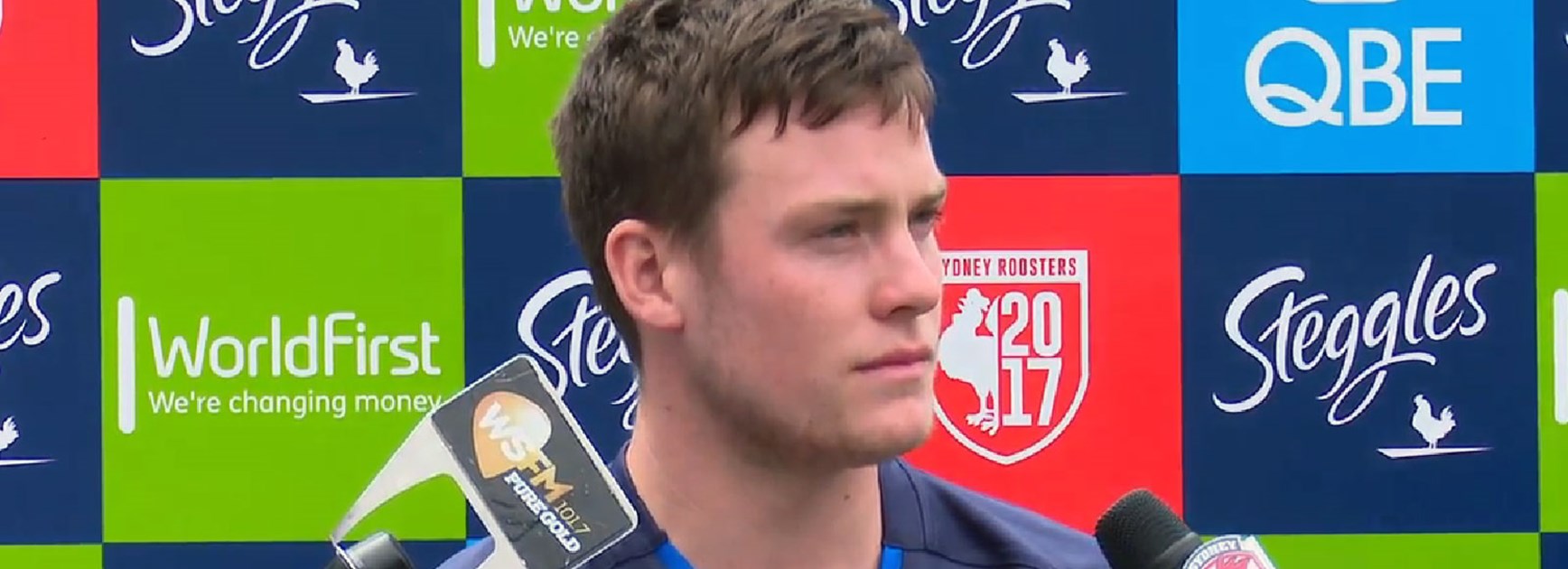 Roosters recruit Luke Keary addressed the media for the first time as a Tricolours player on Tuesday.