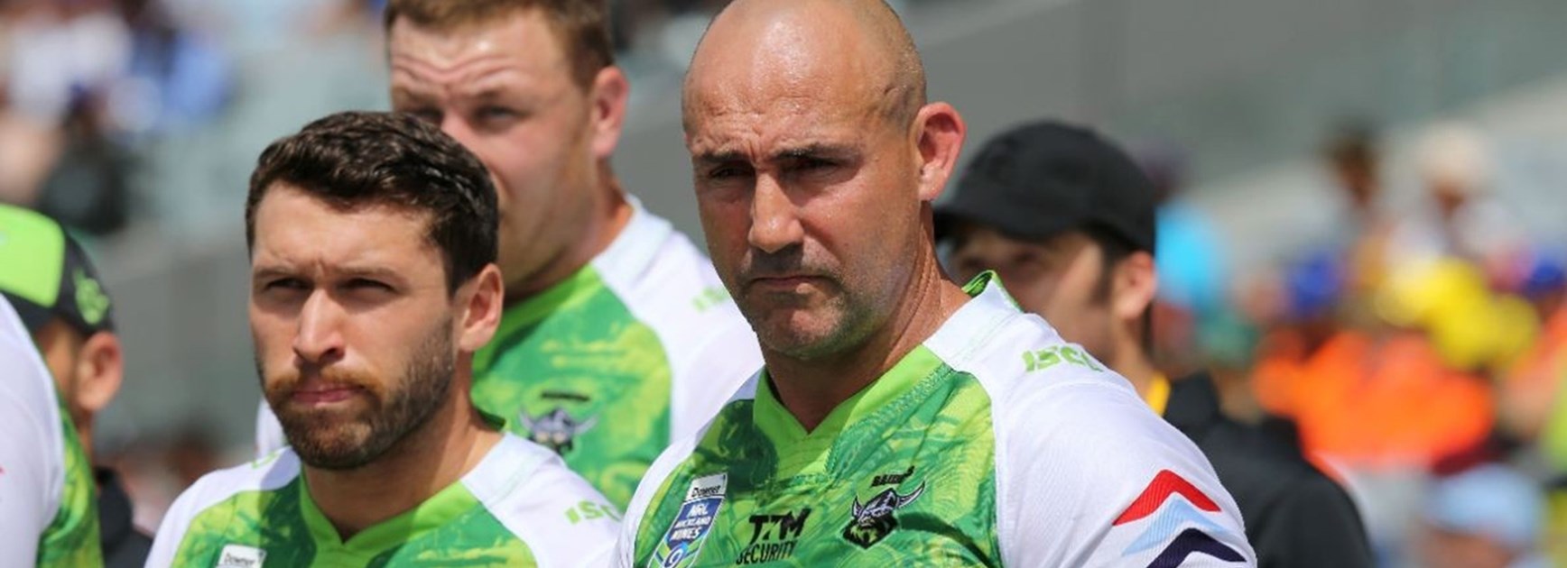 Raiders legend Jason Croker made a return for the Green Machine at the Downer Auckland Nines.