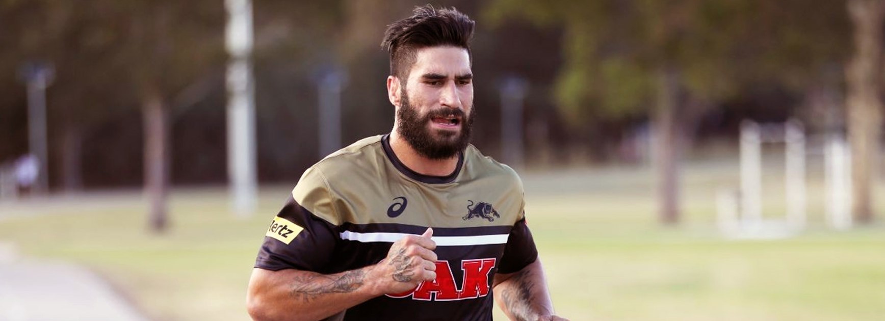 New Penrith Panthers recruit James Tamou.