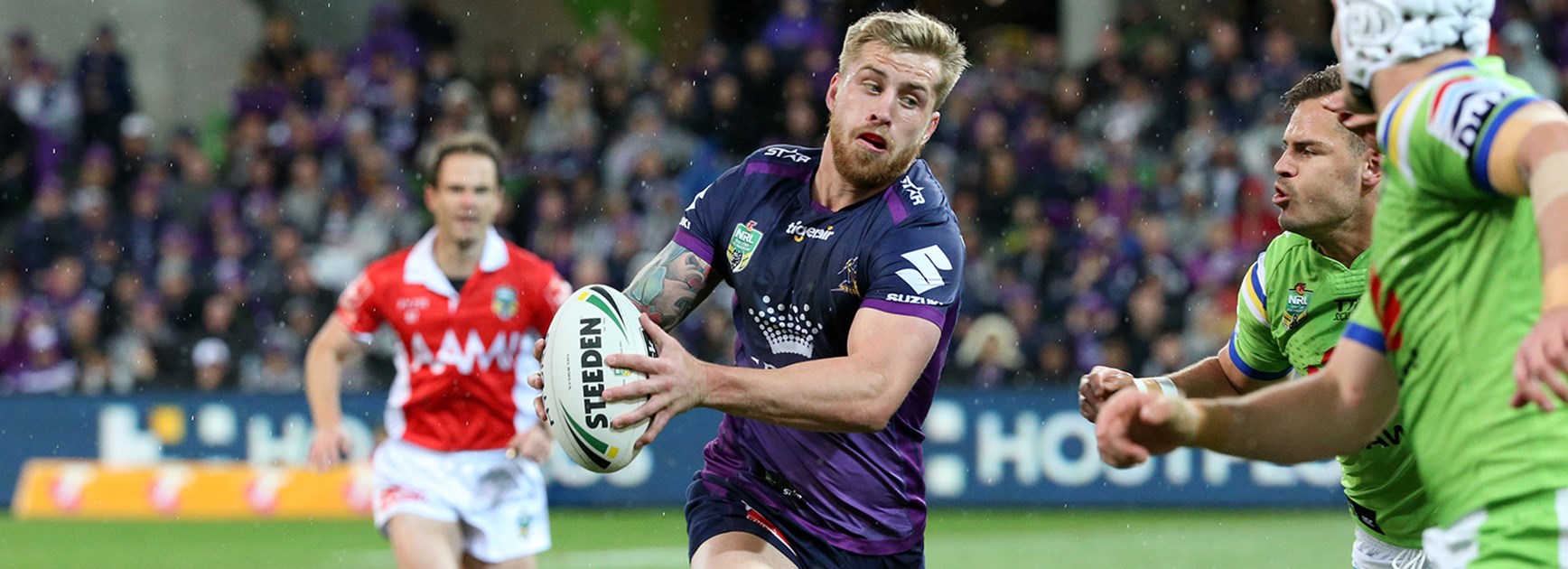Cameron Munster in action against the Raiders.