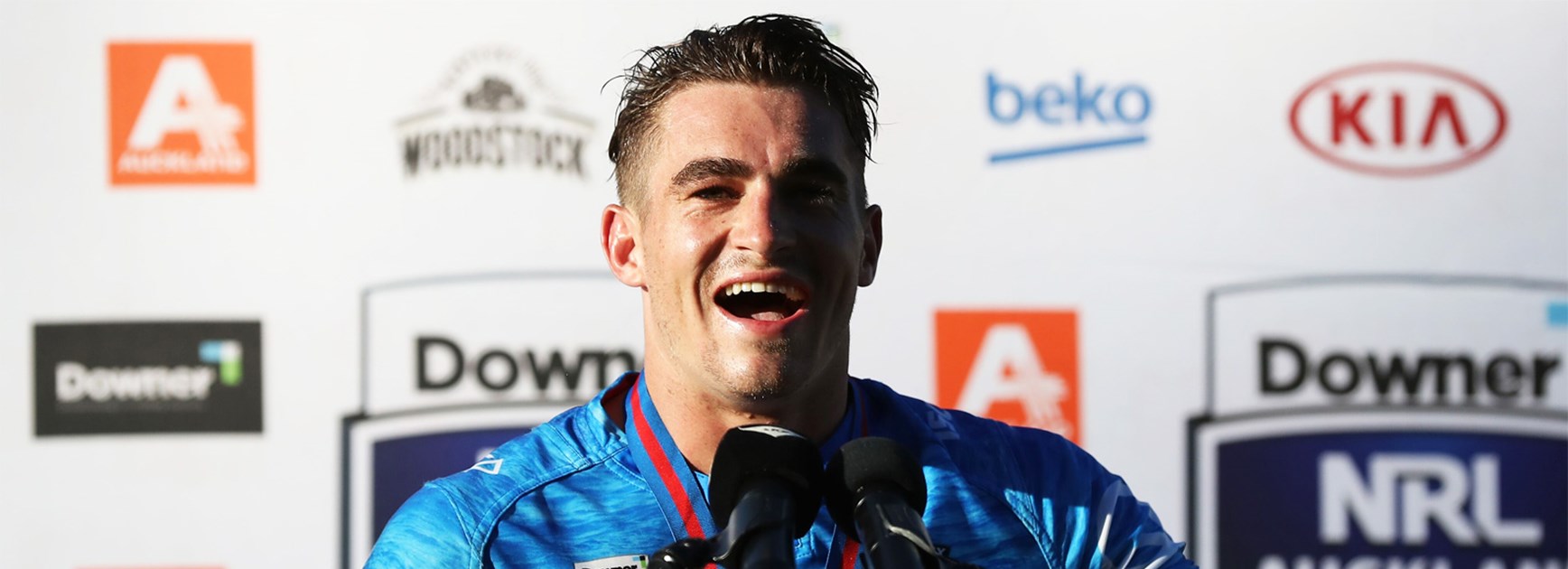 Connor Watson was named the MVP of the 2017 Downer NRL Auckland Nines.