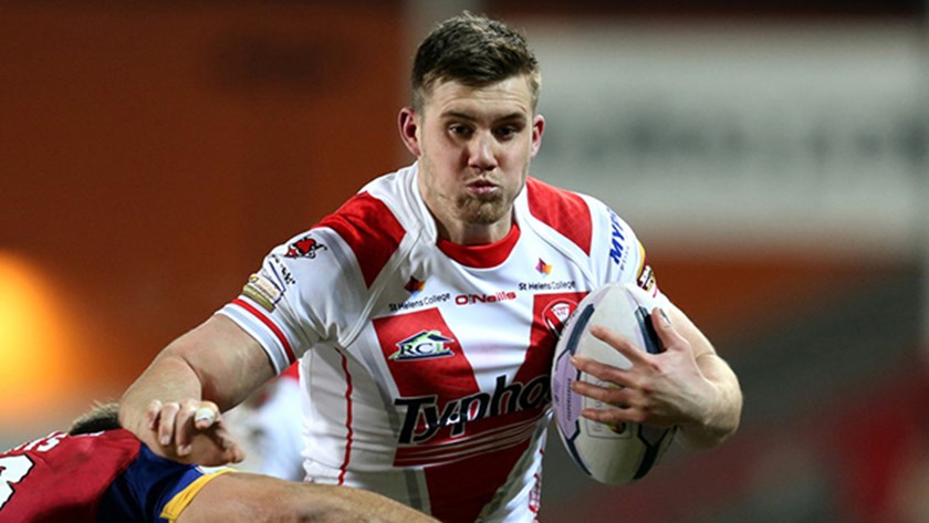 Joe Greenwood when playing for St Helens.