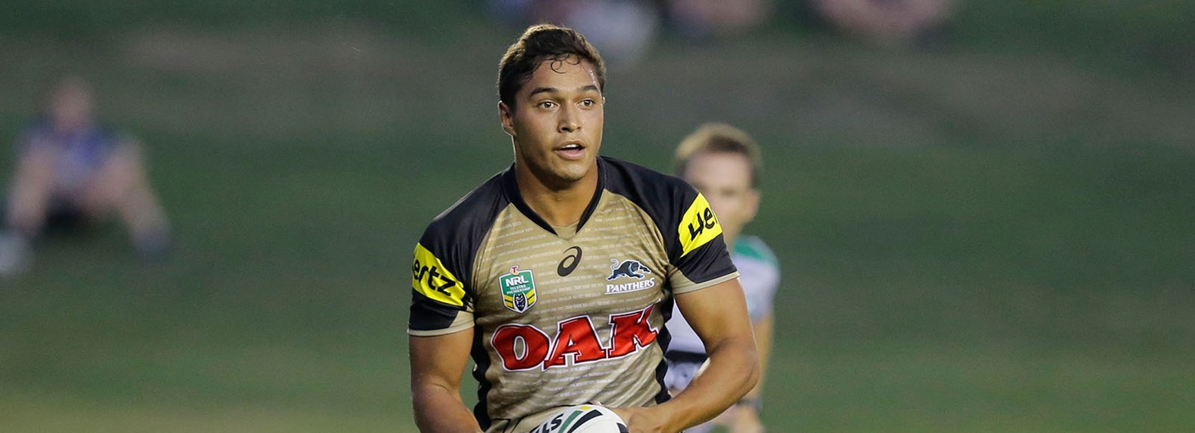 Te Maire Martin in action against the Eels in their trial on Saturday night.