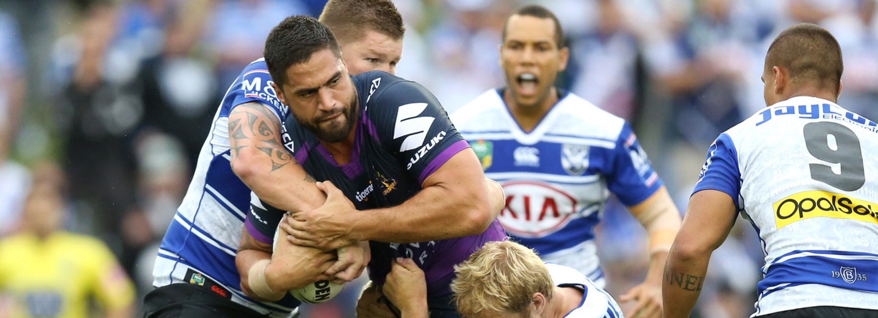 Jesse Bromwich was injured in the Storm's Round 1 clash with Canterbury.