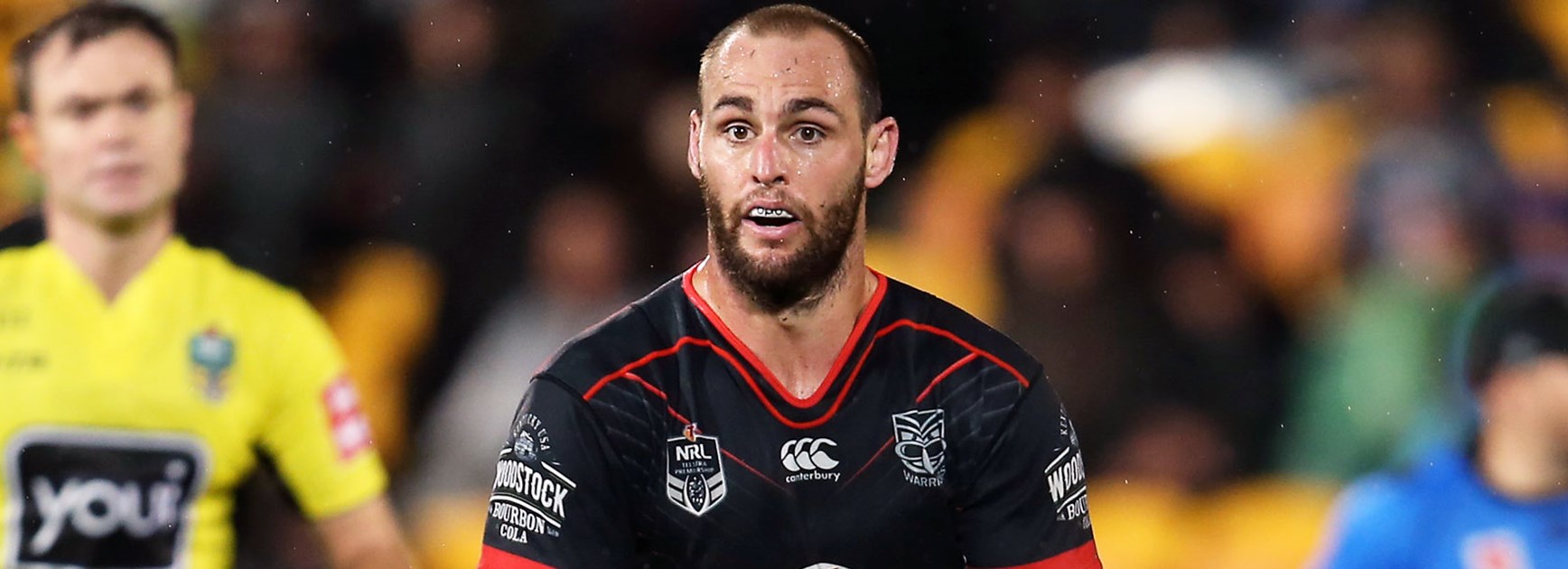 Warriors lock Simon Mannering against the Storm in Round 2.