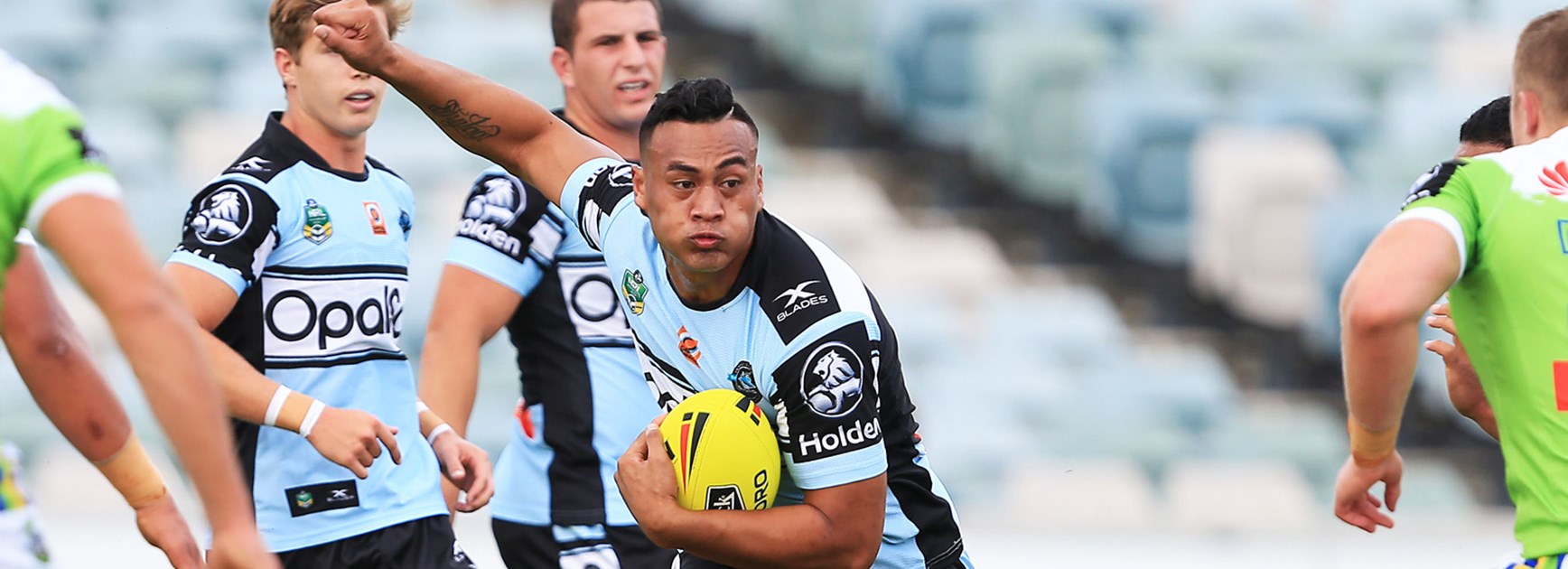 The Sharks racked up a massive 74-12 scoreline against Canberra in the NYC this weekend.