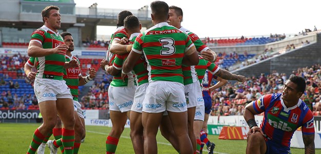 Souths hold on in fiery Knights clash