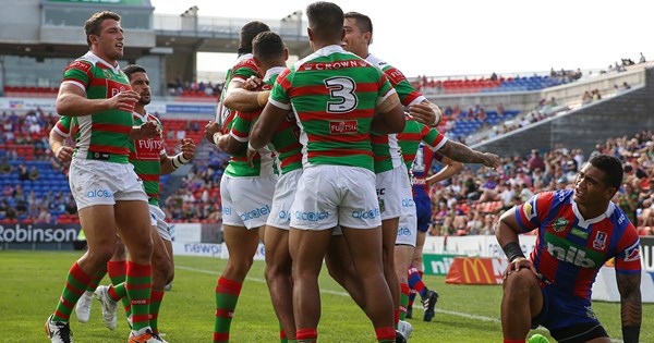 Souths hold on in fiery Knights clash | NRL.com