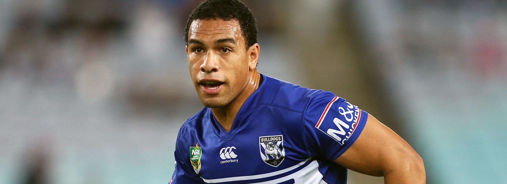 Bulldogs fullback Will Hopoate against the Tigers in Round 18.