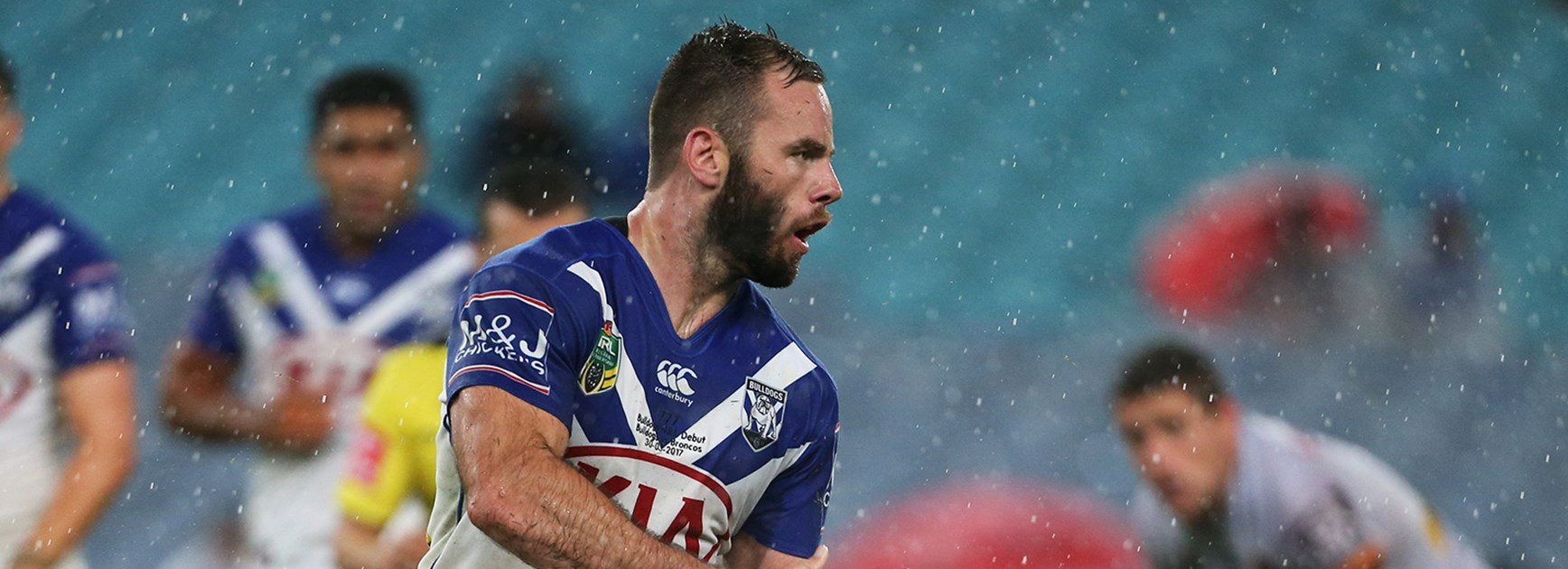 Bulldogs rookie halfback Matt Frawley had an impressive debut against the Broncos in Round 5.