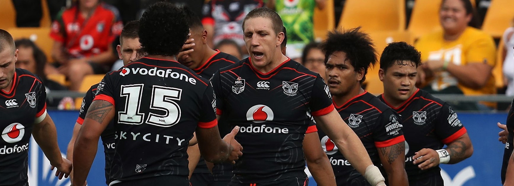 Ryan Hoffman scored the match-winner as the Warriors downed the Titans.
